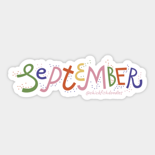 September Sticker